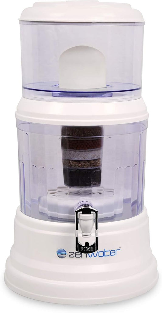 ZENWATER 4-Gallon Countertop Gravity Water Filter System by ZenWater