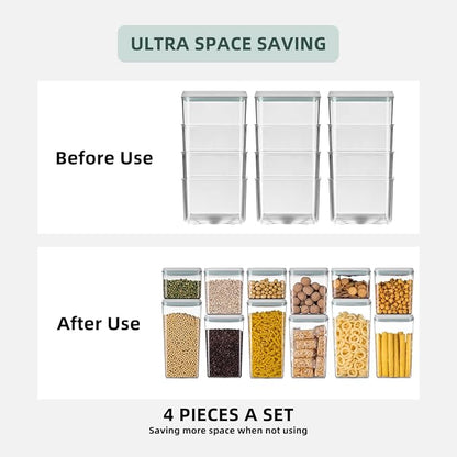 12 Pcs Pop Airtight Food Storage Containers - Image 4