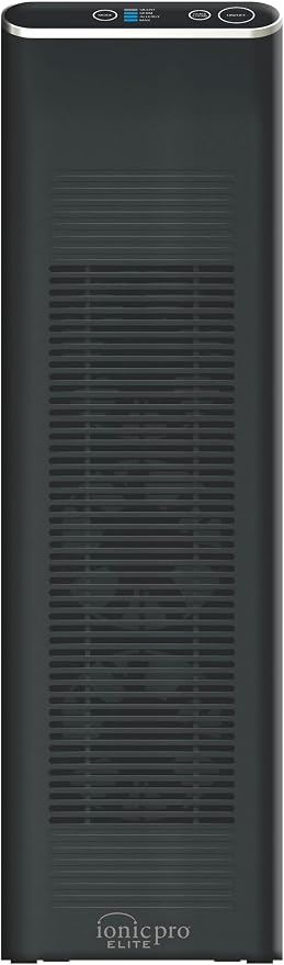 Ionic Pro Platinum Air Purifier Tower, Never Replace Filters, Quiet Negative - Image 2