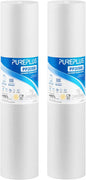 PUREPLUS 20 Micron 20" x 4.5" Whole House Sediment Home Water Filter by PUREPLUS
