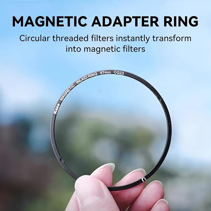 Kase 77mm Magnetic Adapter Ring, Aviation Aluminum 0.5s Snap-On Frame - Image 3