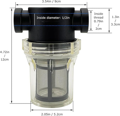 1/2" Female NPT in-Line Strainer - Image 2