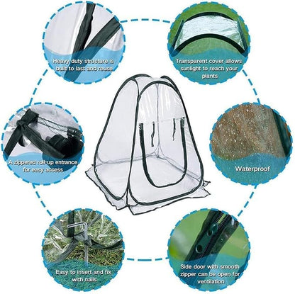 Weatherproof Portable Greenhouse Optimal Plant Growth - Image 7