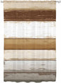 Sheer Curtains 72 Inches Long, Vintage Country Geometric Striped Privacy Voile by Unknown