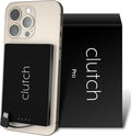 Clutch - Pro USB-C Portable Charger - Compatible with iPhone 15,16, 17 & Android Devices - Power Bank Magnetic Battery - TSA Travel Approved - USB Rechargeable - Built-in Cable - 5000 mAh - 3.7oz