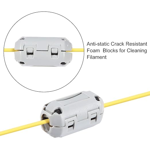 Outus 6 Pcs 3D Printer 1.75 Filament Filters, Cleaning Filament Cleaner Dust - Image 4