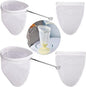 WMKGG Ultra Fine Mesh Strainer Bags, Reusable Mesh Filter Bags by Focusonthekitchensupplies