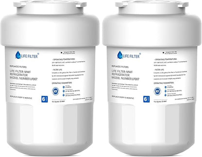 Lifefilter Replacement for MWF Refrigerator Water Filters, HDX FMG-1, by Lifefilter