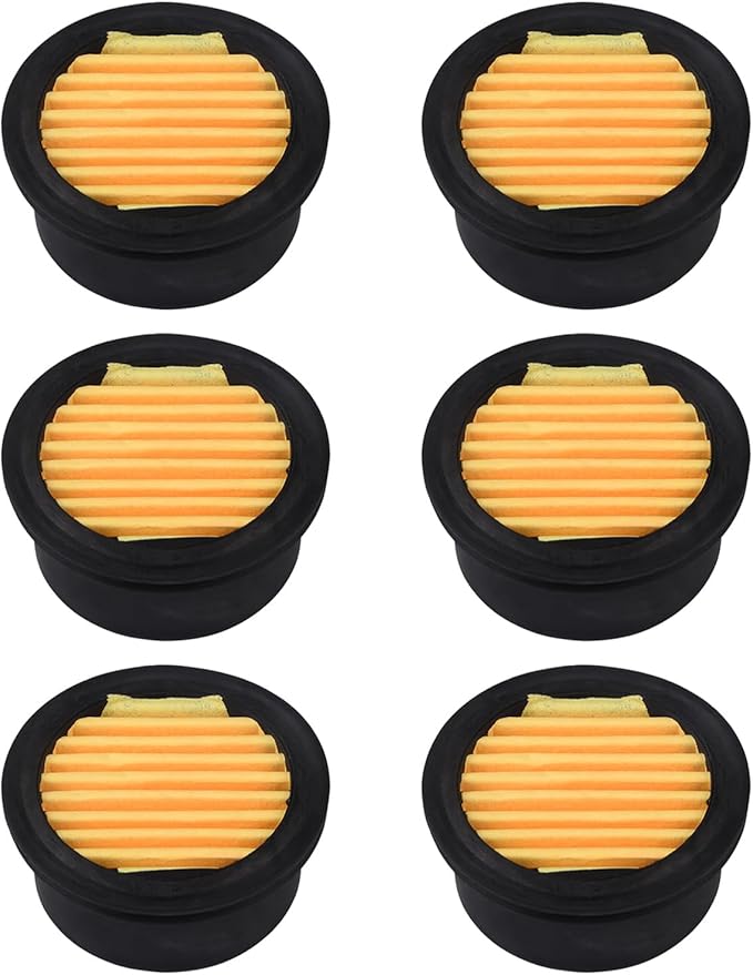 6Pcs Air Compressor Silencer Filter Elements, Air Compressor Intake Filter by ZHONGAN