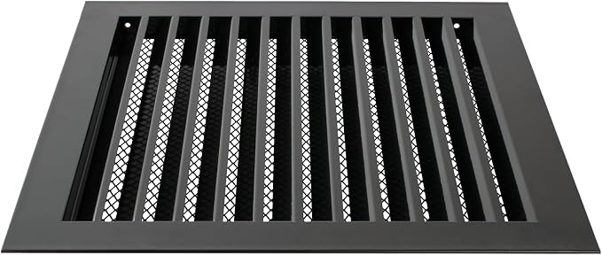 Repa Market 12" x 12" Inch Galvanized Steel Black Soffit Air Vent Cover - Image 6