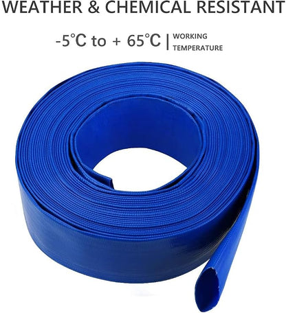 3” Diameter x 100' Blue Backwash Hose - Image 8