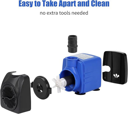 AQUANEAT Fountain Pump, 480 GPH Submersible Water Pump - Image 5