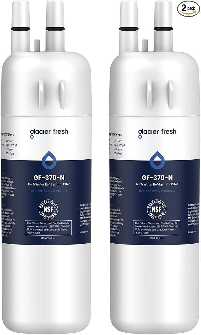 GLACIER FRESH EDR1RXD1 Refrigerator Water Filter Compatible by GLACIERFRESH