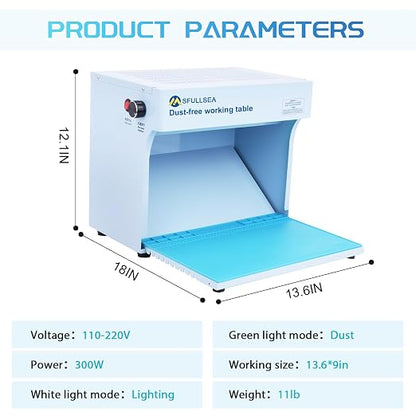 Laminar Flow Hood HEPA Filter Flow Hood Mycology HEPA Air filtration Fan Unit - Image 2
