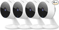 LaView Security Cameras 4pcs, Home Security Camera Indoor 1080P, Wi-Fi Cameras Wired for Pet, Motion Detection, Two-Way Audio, Night Vision, Phone App, Works with Alexa, iOS & Android & Web Access