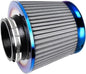 Cold Air Intake Filter, High Performance, Washable Filter, Clamp-On Replacement by MUGERACING