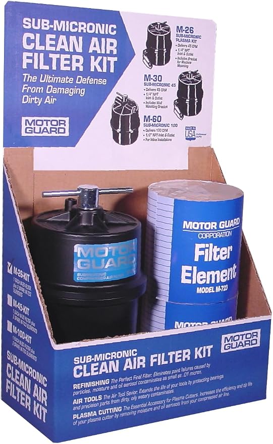 Motor Guard M-45-KIT 1/4 NPT Clean Air Filter Kit by Motor+Guard