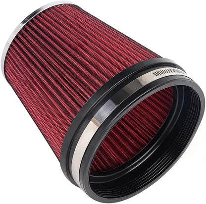 MUGE RACING 6" 152 mm High Flow Inlet Air Filter, Air Intake Cone Filter by MUGERACING