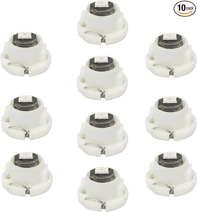 WLJH Pink A/C Control Climate HVAC Panel Lights Dashboard Dash Heater Indicator Light Led Bulbs Replacement Kit For Camry Corolla Tacoma Matrix, Pack of 10