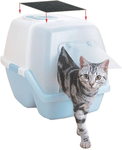 6 Pack Charcoal Cat Litter Box Replacment Filter Hooded Cat Litter Boxes and - Image 6