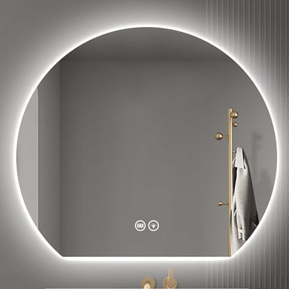 Bathroom Mirror with 3 Colour LED Lights, Wall Mounted Bathroom Vanity Mirror by Unknown