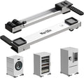 KVRG Appliance Rollers Heavy Duty,Newest Extendable Appliance Sliders,Liftable Washing Machine Base,Easily Move Washer and Dryer Machines,Refrigerators,Furniture-White