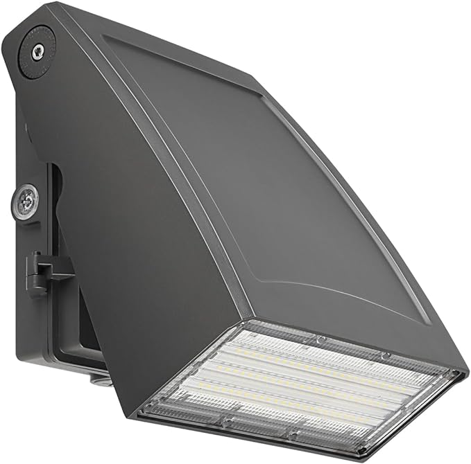 kadision 60W LED Wall Pack Light with Dusk-to-Dawn Photocell, 0-90° Adjustable Full Cutoff Outdoor Wall Light for House Yard Garage, 7800lm 5000K Daylight 100-277V ETL Listed