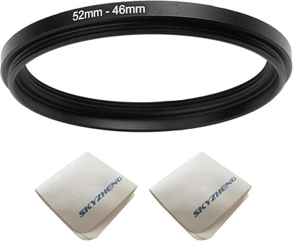 52mm Lens to 46mm Camera Lens Adapter 52mm to 46mm Step Down Ring Adapter Ring by SKYZHENG