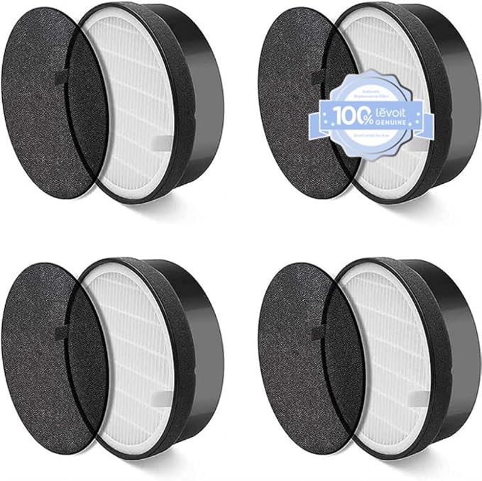 LEVOIT LV-H132 Replacement Filter, Genuine LV-H132-RF Air Purifier Filters by Levoit