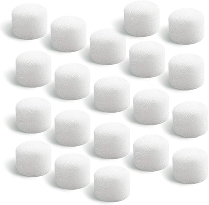 Air Filter Sponge, Compressor Replacement System, Round White Breathable Foam by Unknown