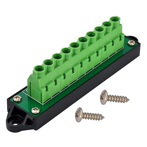 30Amp 300V 1x10 Position Terminal Block Distribution Module. OONO D-1661GP