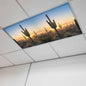Fluorescent Light Covers for Drop Ceiling Desert Cactus Sunset Magnetic Light by Unknown