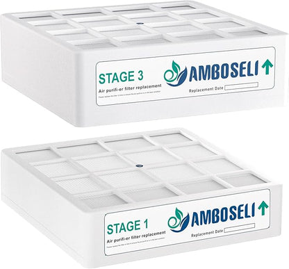 2 Pack Air Filter Replacement Compatible by Amboseli