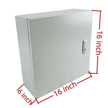Electrical Enclosure Box 16" x 16" x 6" Carbon Steel Electrical Junction Boxes - Image 2
