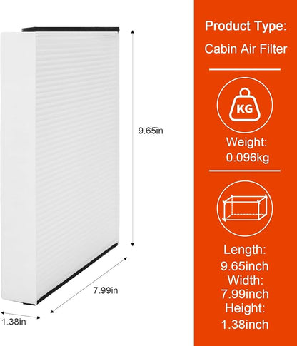 Cabin Air Filter CV6Z-19N619-A Compatible - Image 3