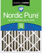 Nordic Pure 16x25x4 Pleated Air Filters MERV 13 Plus Carbon 1 Pack by NordicPure