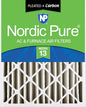 Nordic Pure 20x20x4 Pleated Air Filters MERV 13 Plus Carbon 1 Pack by NordicPure