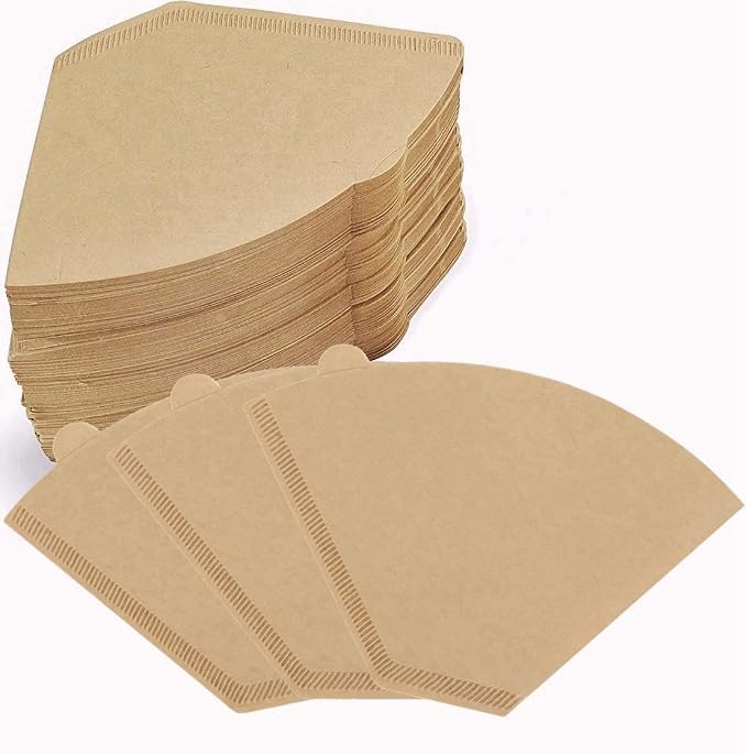 Coffee Filter #4, Cone Coffee Filter 8-12 Cups, Disposable Coffee Filters Paper by WelcometoBuRuiJi