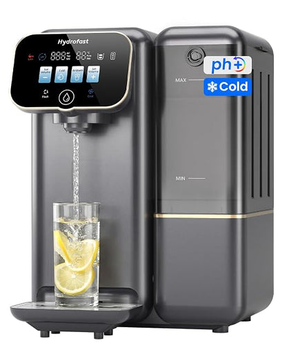 Cold Water Reverse Osmosis Water Filter Countertop, Remineralization & pH by Hydrofast