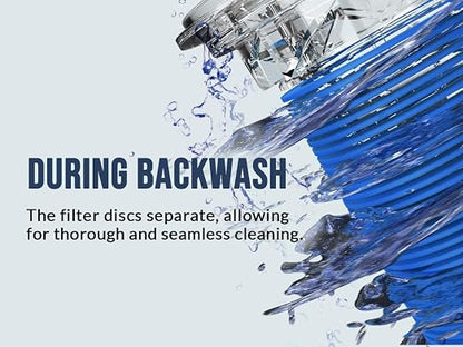 40 Micron Disc Spin Down Sediment Filter, Reusable ＆ Anti-Clog Whole House - Image 10