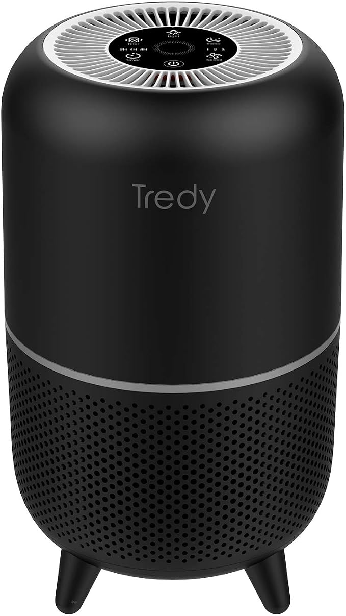 Tredy HEPA Air Purifier for Home Large Room, Ozone Free Captures 99.97% Smoke by TREDY
