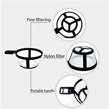 1/3/5/10pcs Coffee Filter Reusable Nylon Coffee Pot Filter Portable Basket Cup - Image 6