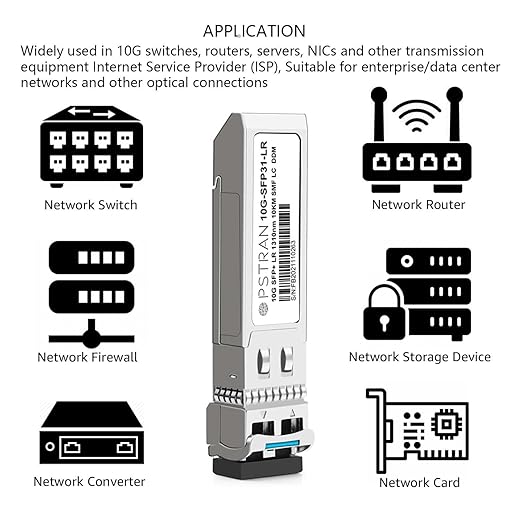 OPSTRAN 10GBASE-ER SFP+ Optical Transceiver Module Compatible with Extreme Networks 10GB-ER-SFPP 1550nm 40km DOM Duplex LC SMF