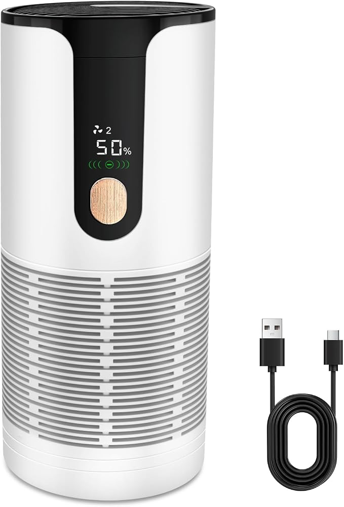 Mini Car Air Purifier-True HEPA Portable Small Air Purifier by Arint