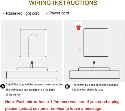 Bathroom Mirror with LED Lights，Bathroom Led Mirror ，LED Mirror - Image 9