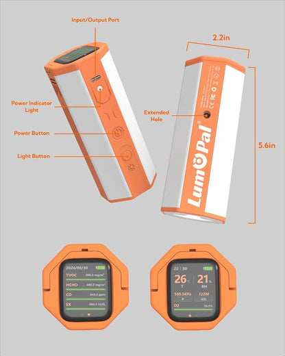 Portable Air Monitor, Lumopal Air Sensor - Image 7