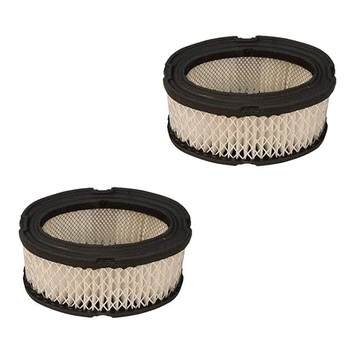 Stevens Lake Parts Set of 2 Air Filter Fits Tecumseh Models by Unknown