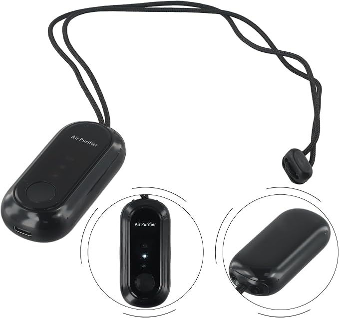 Negative Ion Air Purifier Portable Hanging Neck 7000MAh Personal Rechargeable - Image 3