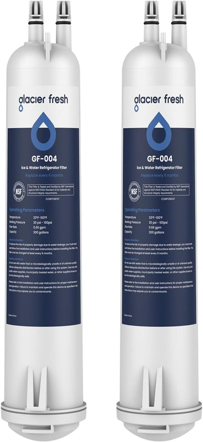 GLACIER FRESH EDR3RXD1 Refrigerator Water Filter, Compatible by GLACIERFRESH