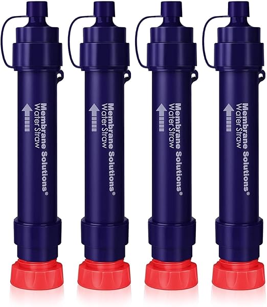 Membrane Solutions Water Filter Straw S2, NSF/ANSI 42&372&401 Certified by MembraneSolutions